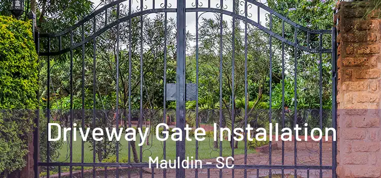  Driveway Gate Installation Mauldin - SC